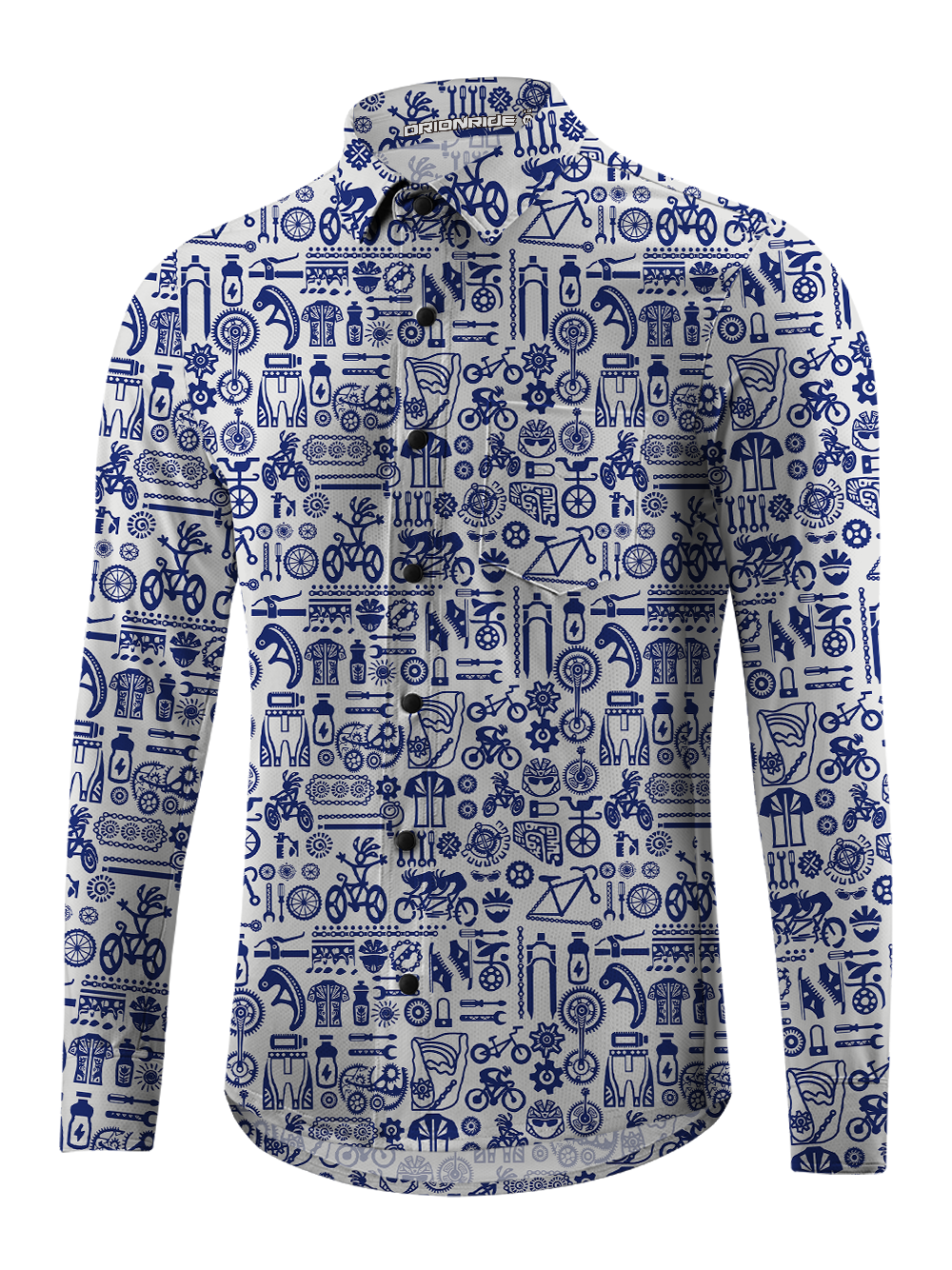 Orionride Totem Equipment Men's Stretchy Breathable Long Sleeve Gravel Shirt