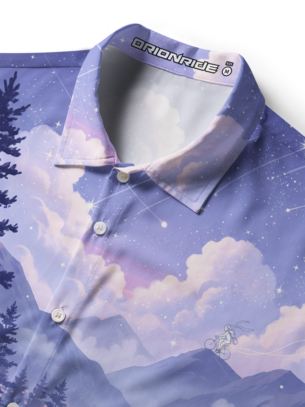 Orionride Meteor Shower Zipper Pockets Ultra Lightweight Short Sleeves Women's Gravel Shirt