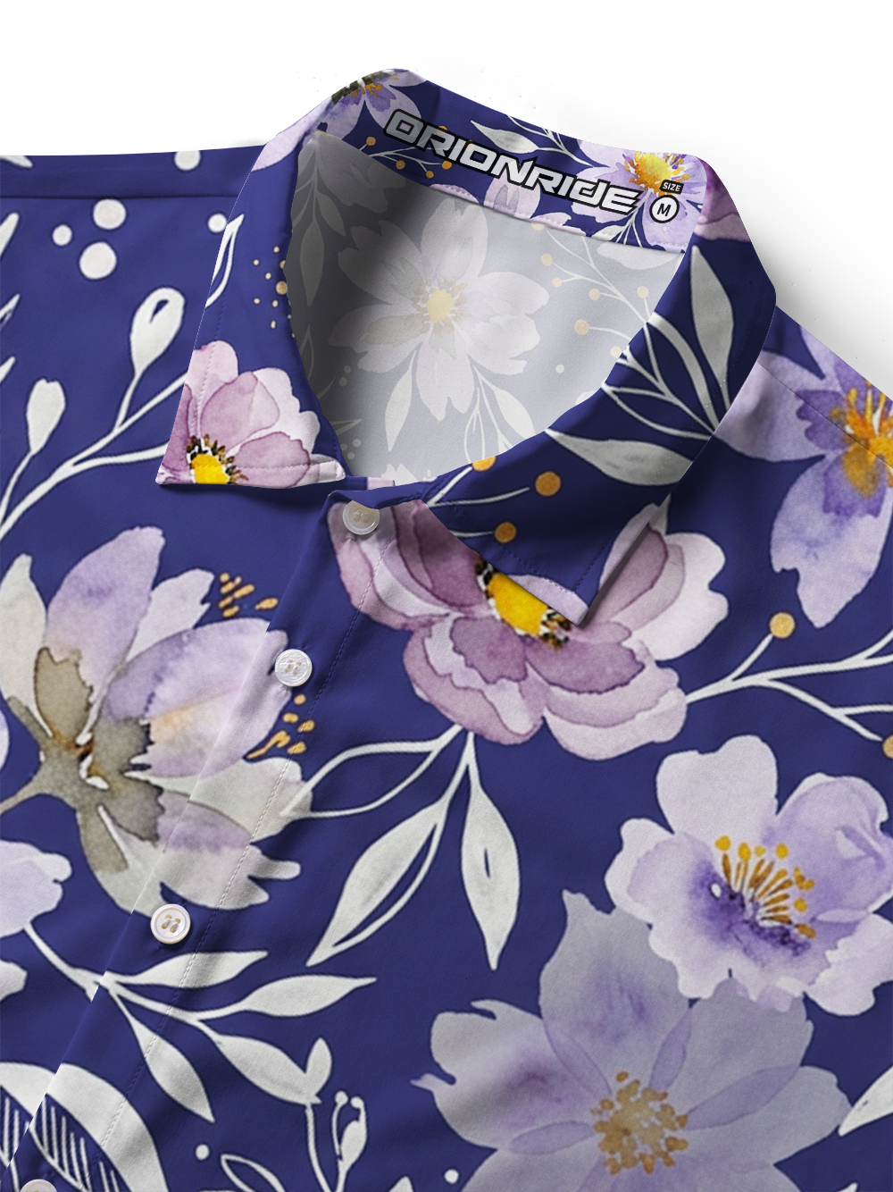 Orionride Starry Flora Zipper Pockets Ultra Lightweight Short Sleeves Women's Gravel Shirt