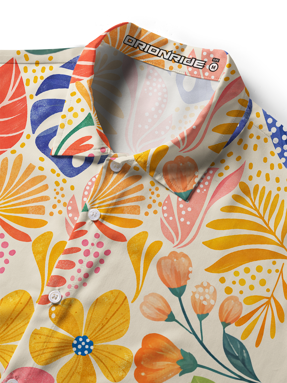 Orionride Sweet Garden Zipper Pockets Ultra Lightweight Short Sleeves Women's Gravel Shirt