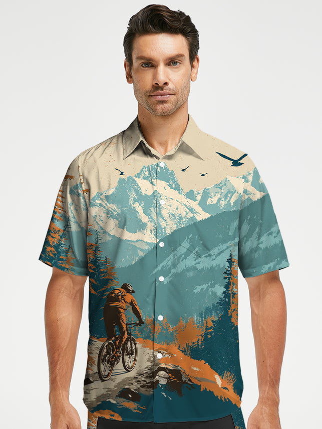 Orionride Adventure Road Zipper Pockets Ultra Lightweight Short Sleeves Gravel Shirt