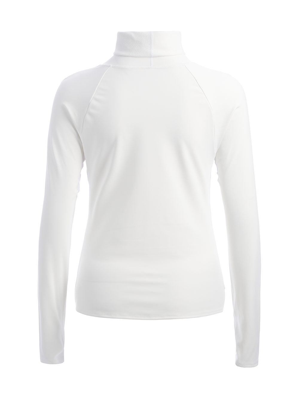 Orionride Women's Turtleneck Thermal Long Sleeve Cycling Shirt White
