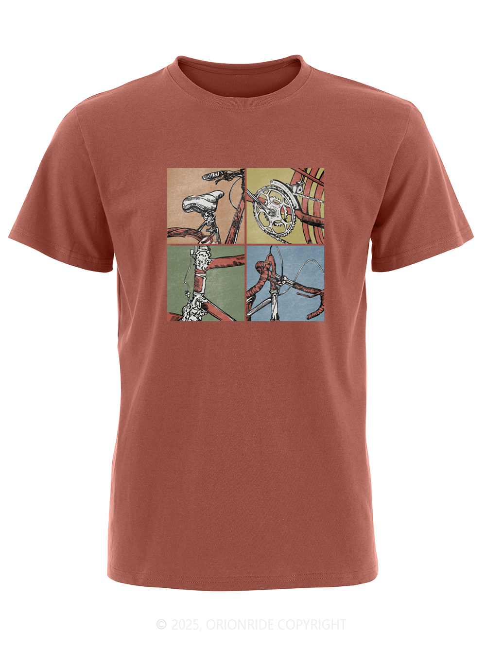 Orionride Parts Drawing Short Sleeves Bike T-Shirt