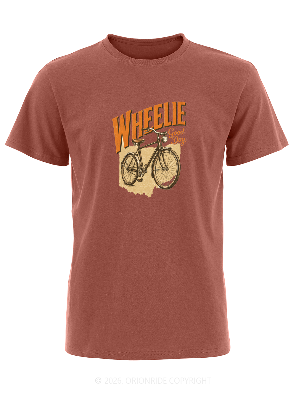 Orionride Vintage Solitude Cycle Short Sleeves Bike T-Shirt