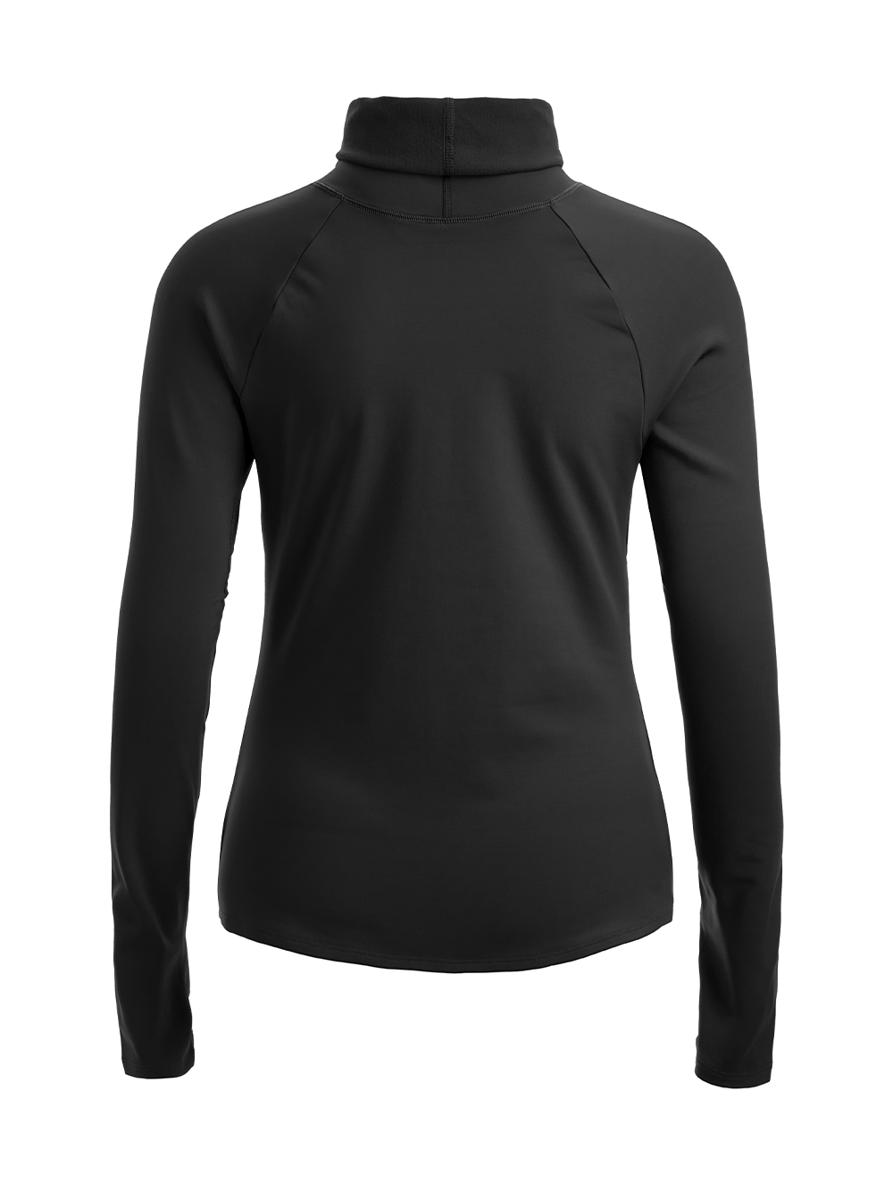 Orionride Women's Turtleneck Thermal Long Sleeve Cycling Shirt Black