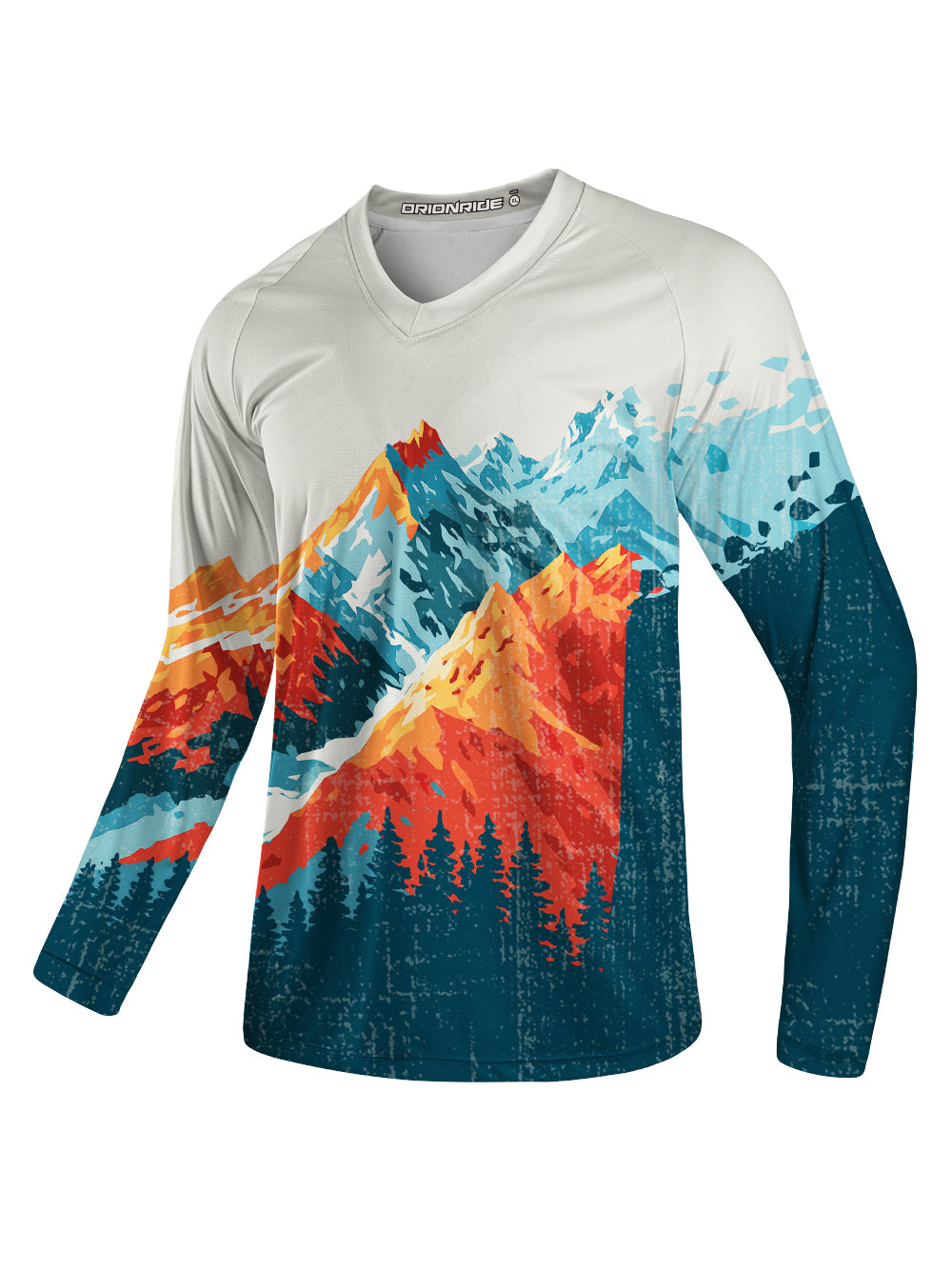 Orionride Painted Peaks Long Sleeve Downhill Jersey