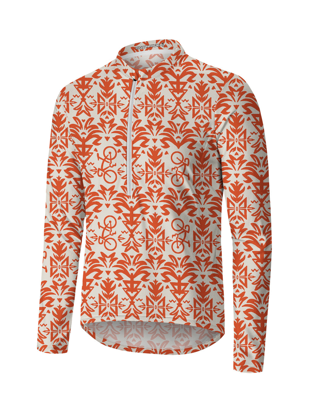 Orionride Amazing Journey Long Sleeve Half Zipper Mountain Bike Jersey