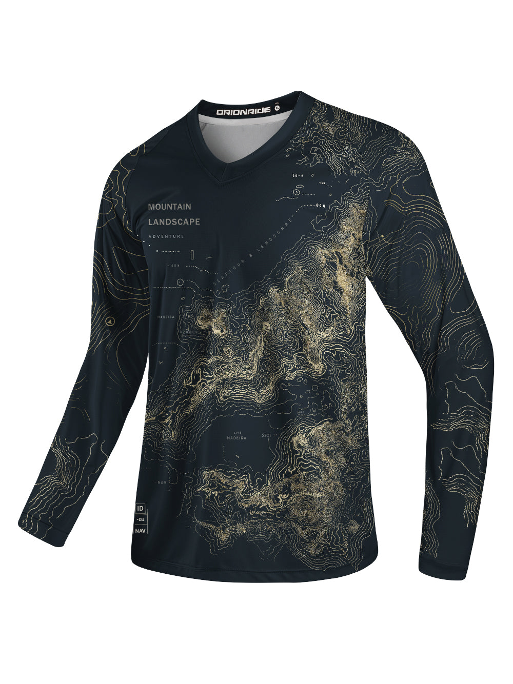 Orionride Golden Map Long Sleeve Downhill Jersey