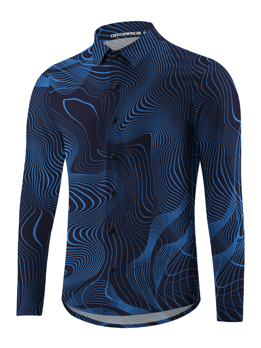 Orionride Advanced Lines Men's Stretchy Breathable Long Sleeve Gravel Shirt