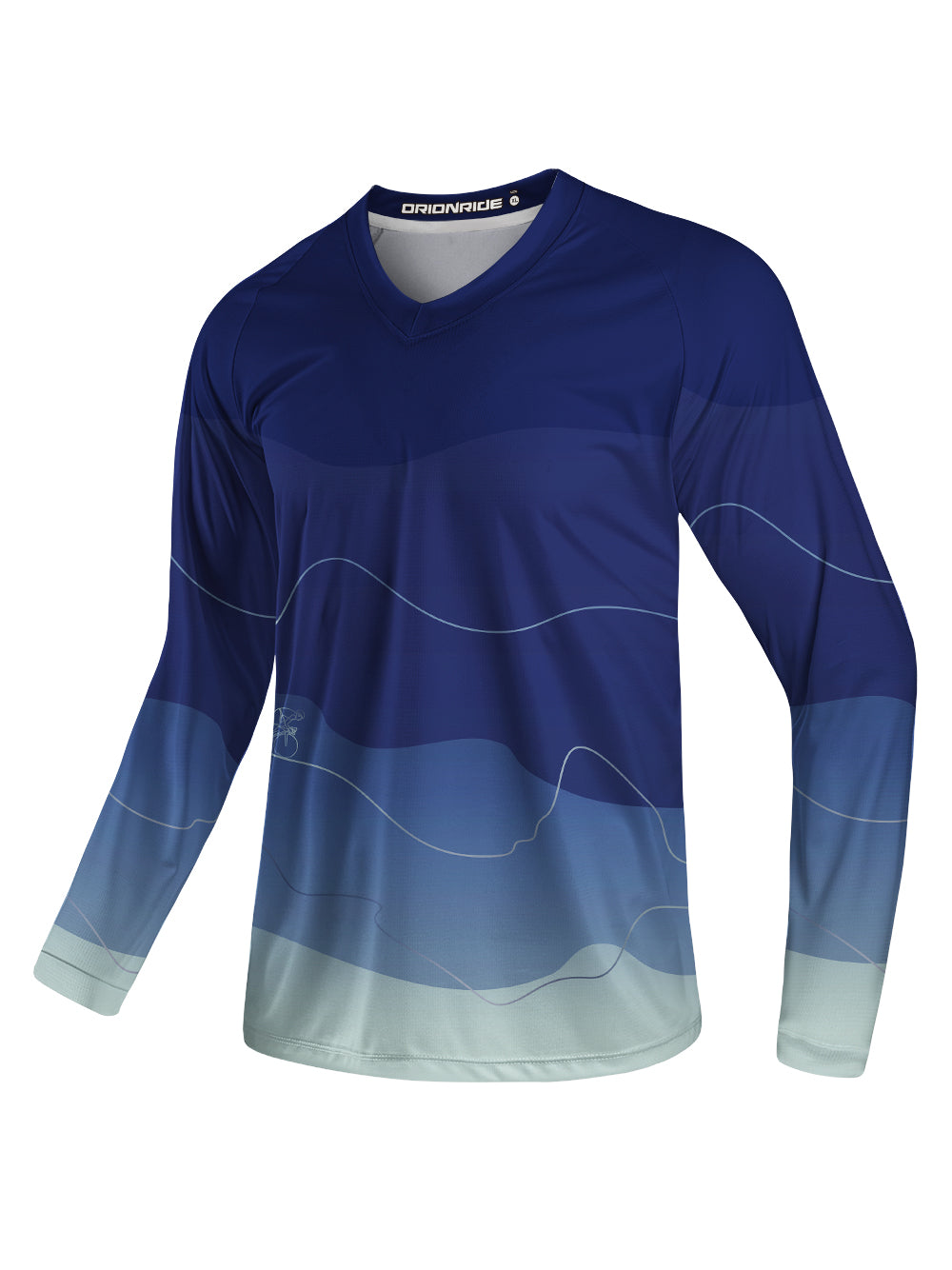 Orionride Gradient Contour Long Sleeve Downhill Jersey