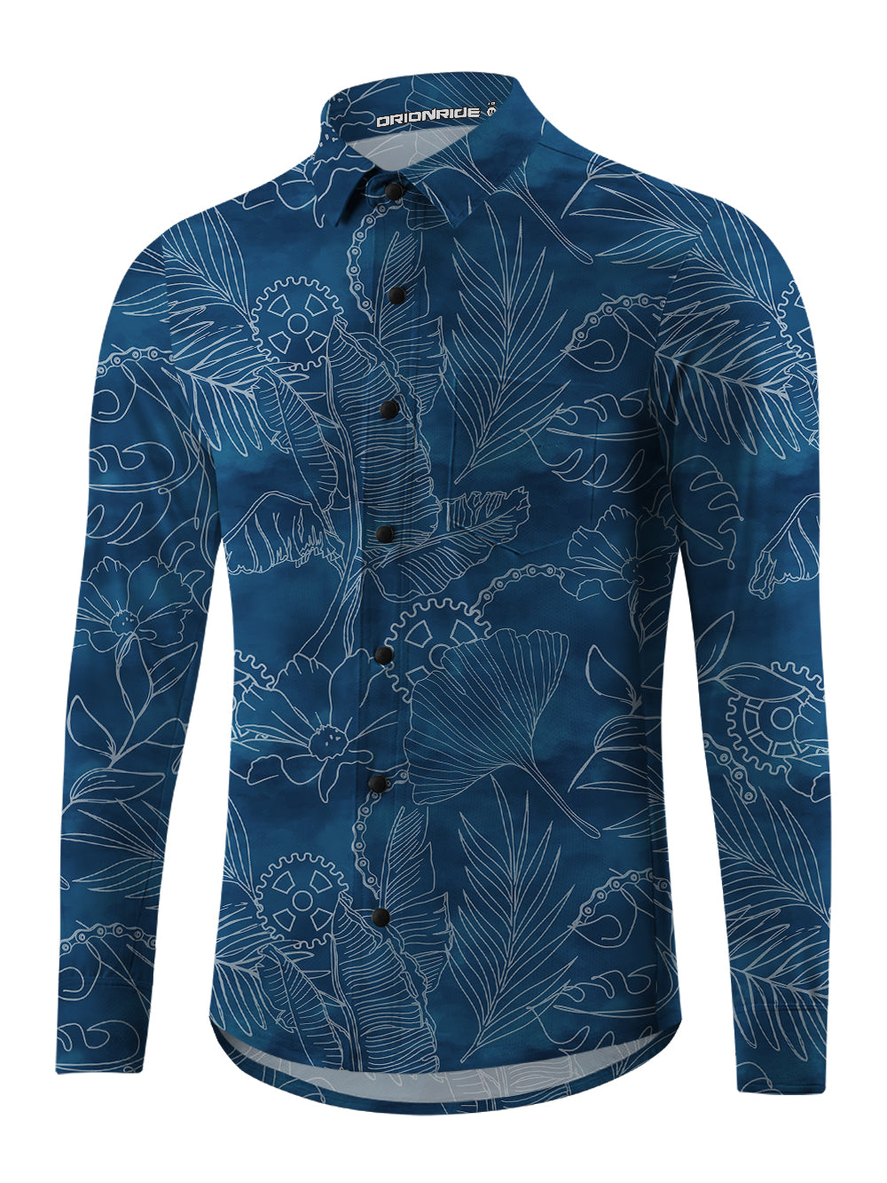 Orionride Line Gear Men's Stretchy Breathable Long Sleeve Gravel Shirt