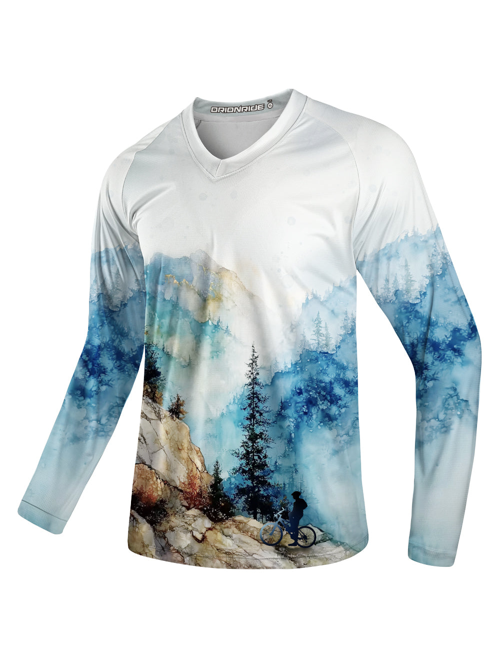 Orionride Overlooking The Mountains Long Sleeve Downhill Jersey