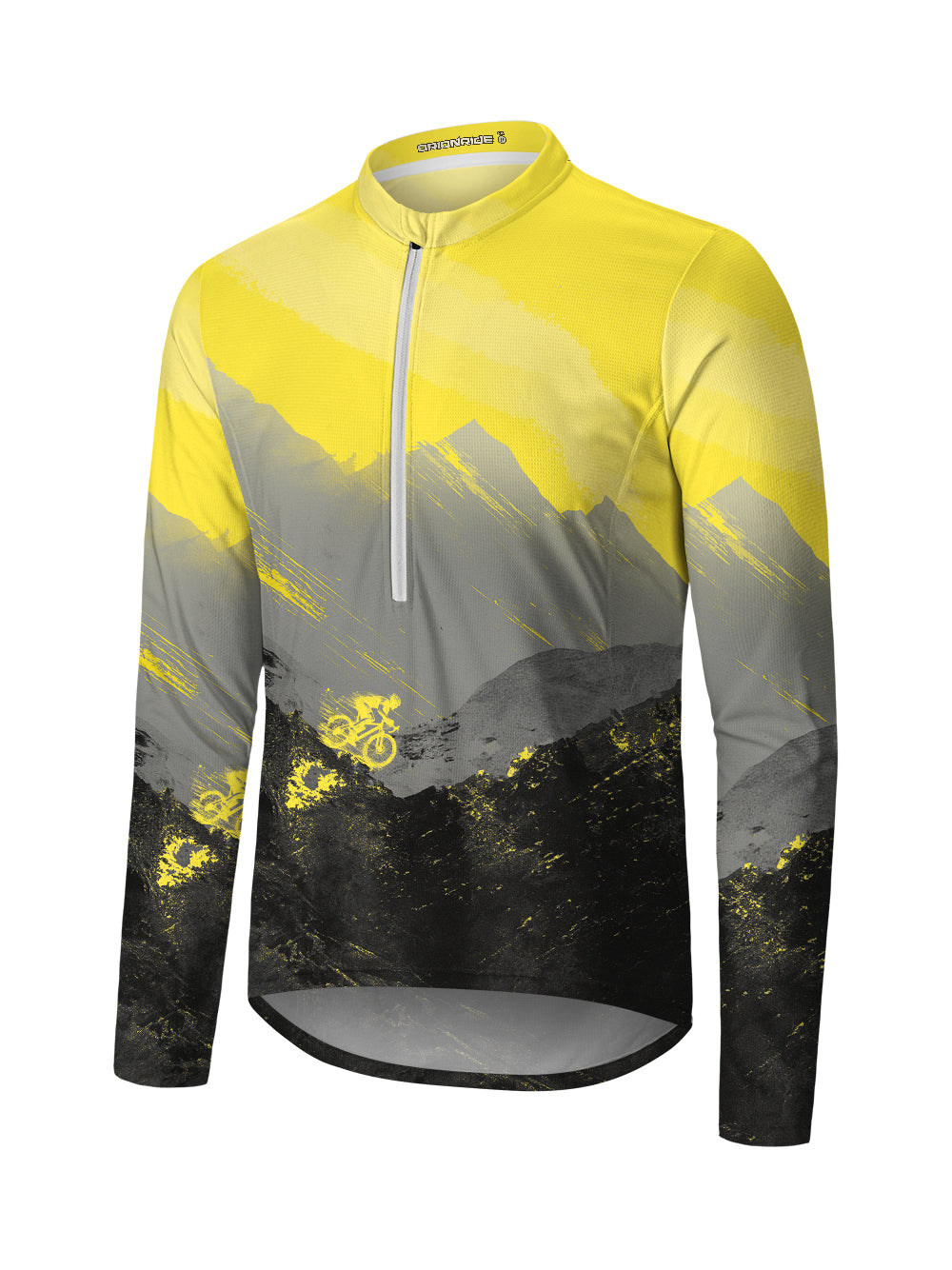 Orionride A Contest Of Speed Long Sleeve Half Zipper Mountain Bike Jersey