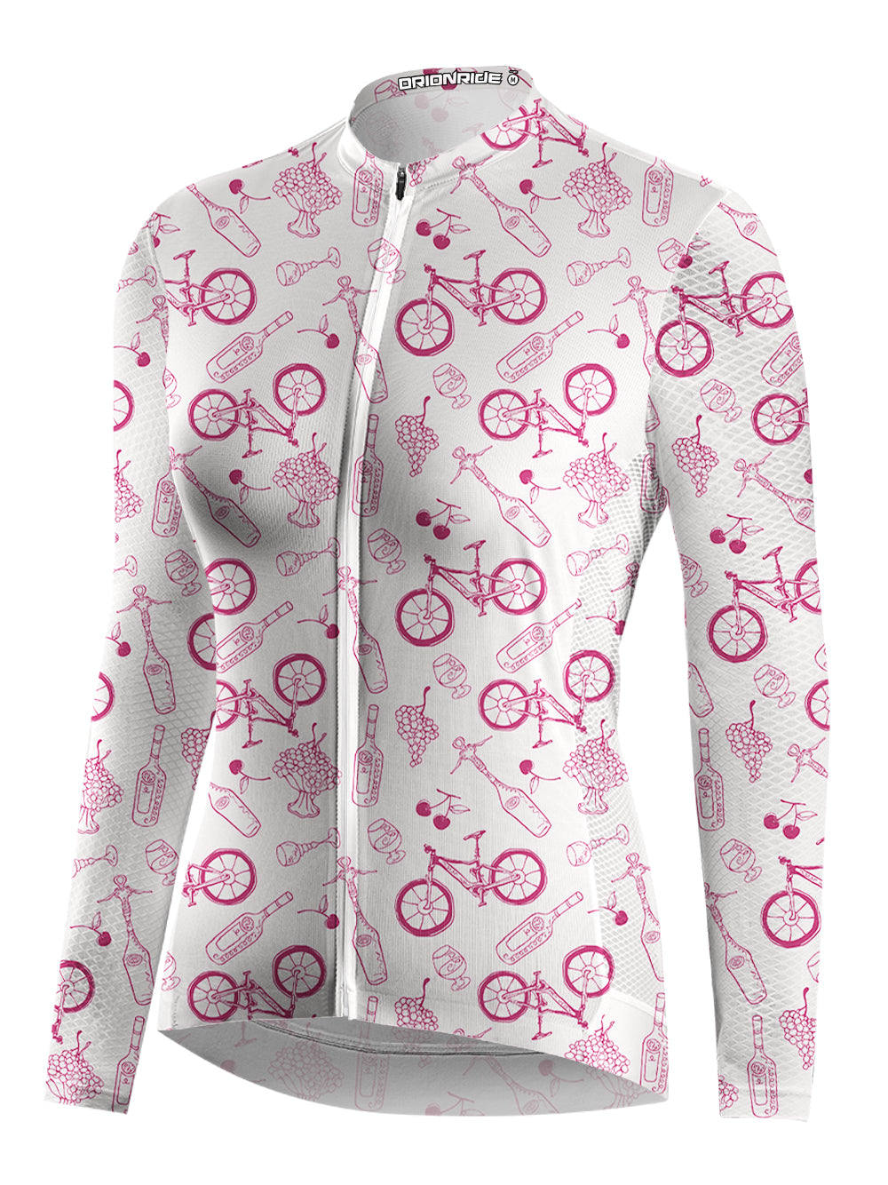Orionride Fruit And Beer Women's Long Sleeve Cycling Jersey