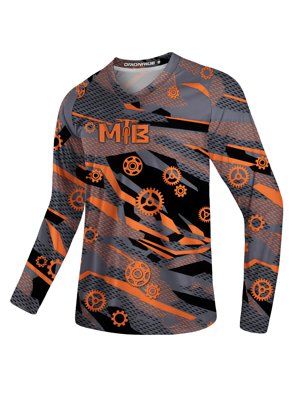 Orionride Burning Gears Long Sleeve Downhill Jersey