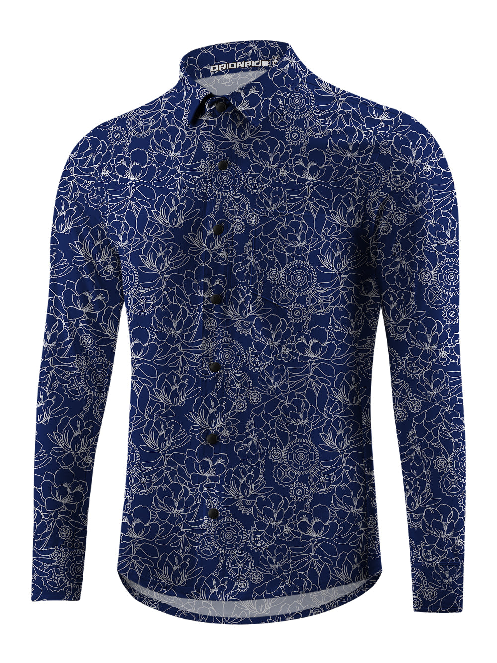 Orionride Elegant Gear Men's Stretchy Breathable Long Sleeve Gravel Shirt