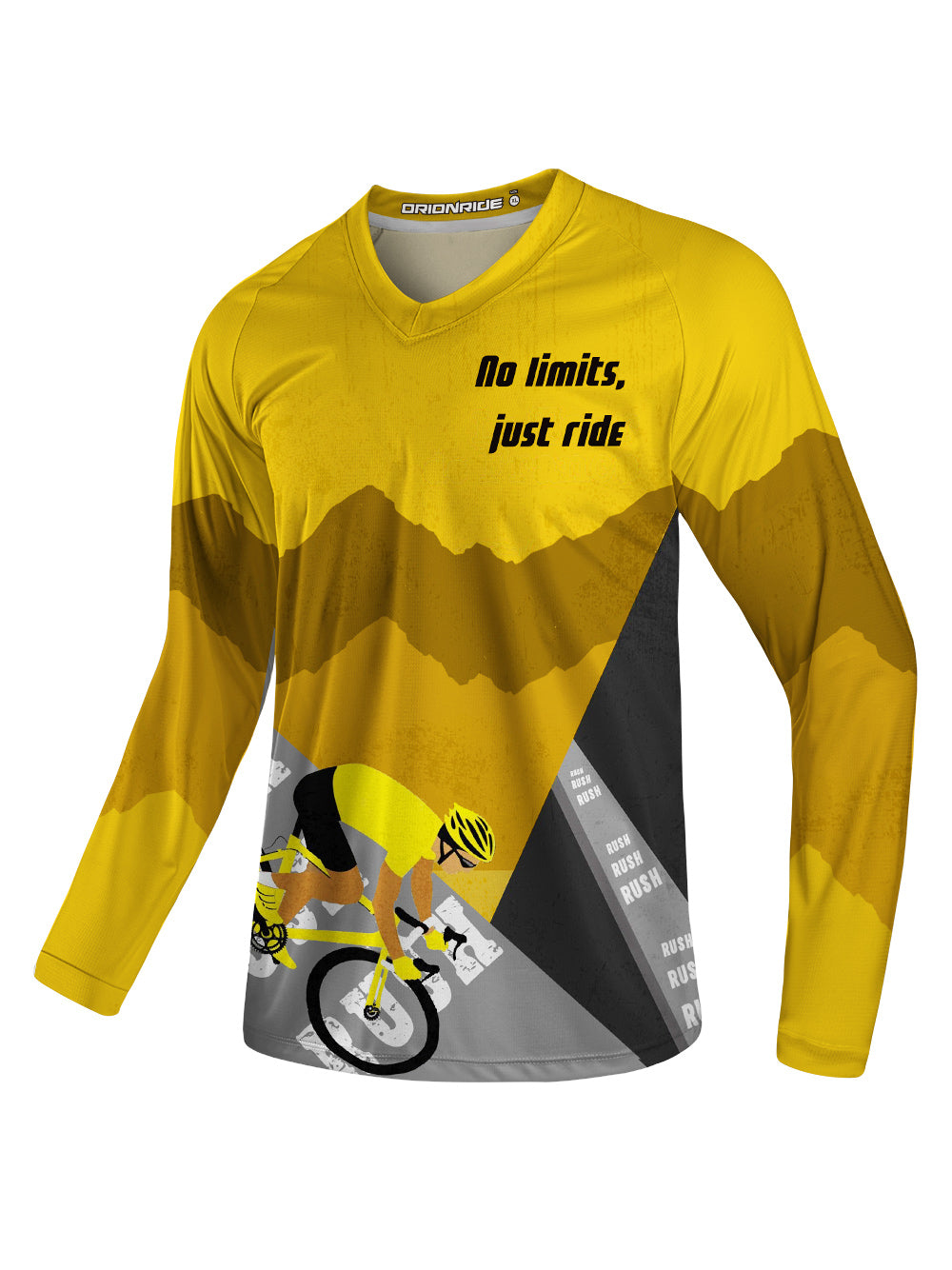 Orionride No Limits Just Ride Long Sleeve Downhill Jersey