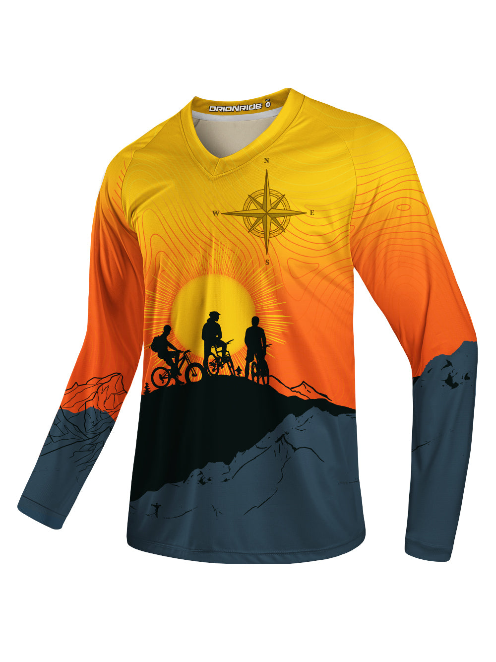 Orionride Sunrise Adventure Long Sleeve Downhill Jersey