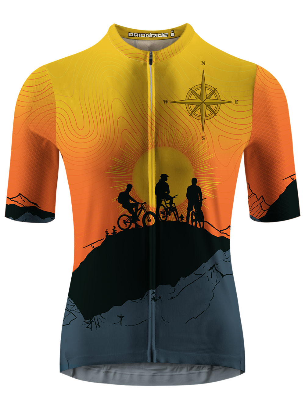 Orionride Sunrise Adventure Short Sleeves Cycling Jersey