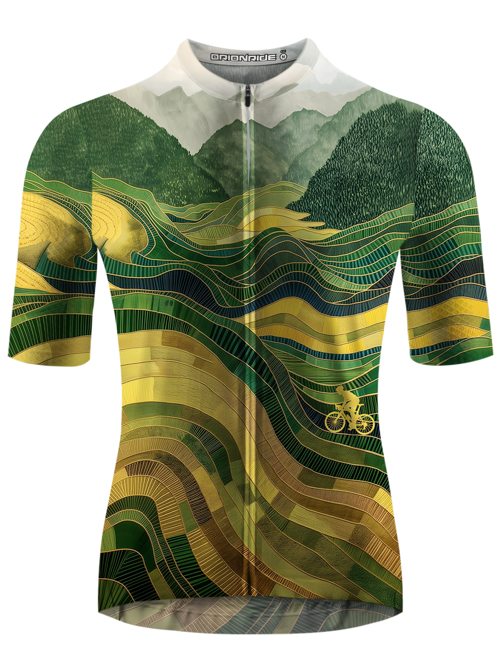 Orionride Field Scenery Short Sleeves Cycling Jersey