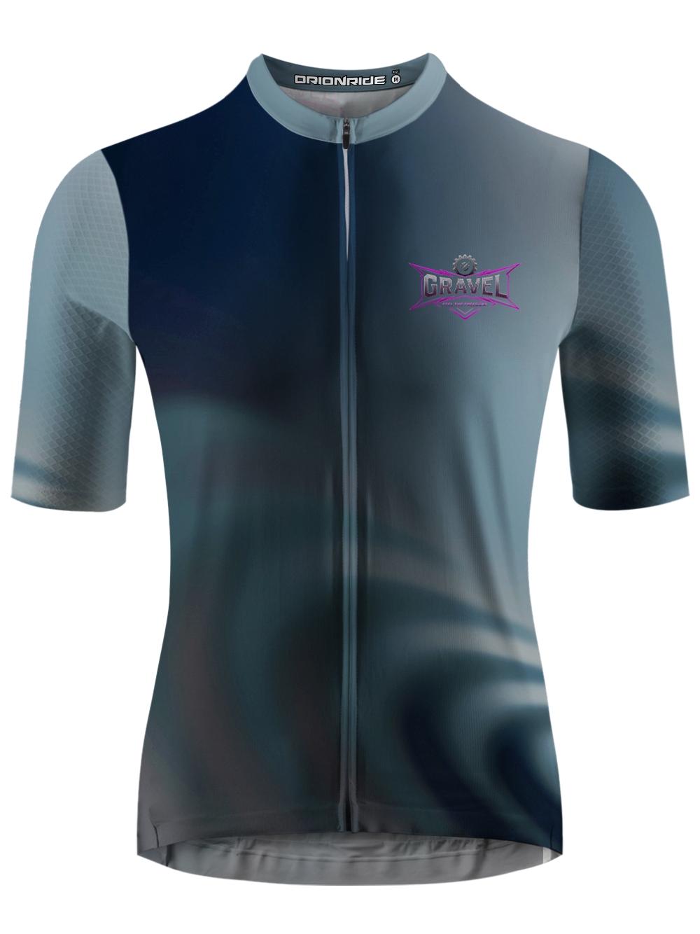 Orionride Gray Emblem Short Sleeves Cycling Jersey