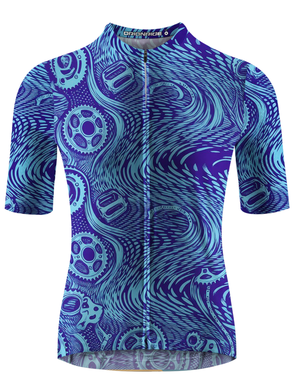 Orionride Mechanical Pattern Short Sleeves Cycling Jersey