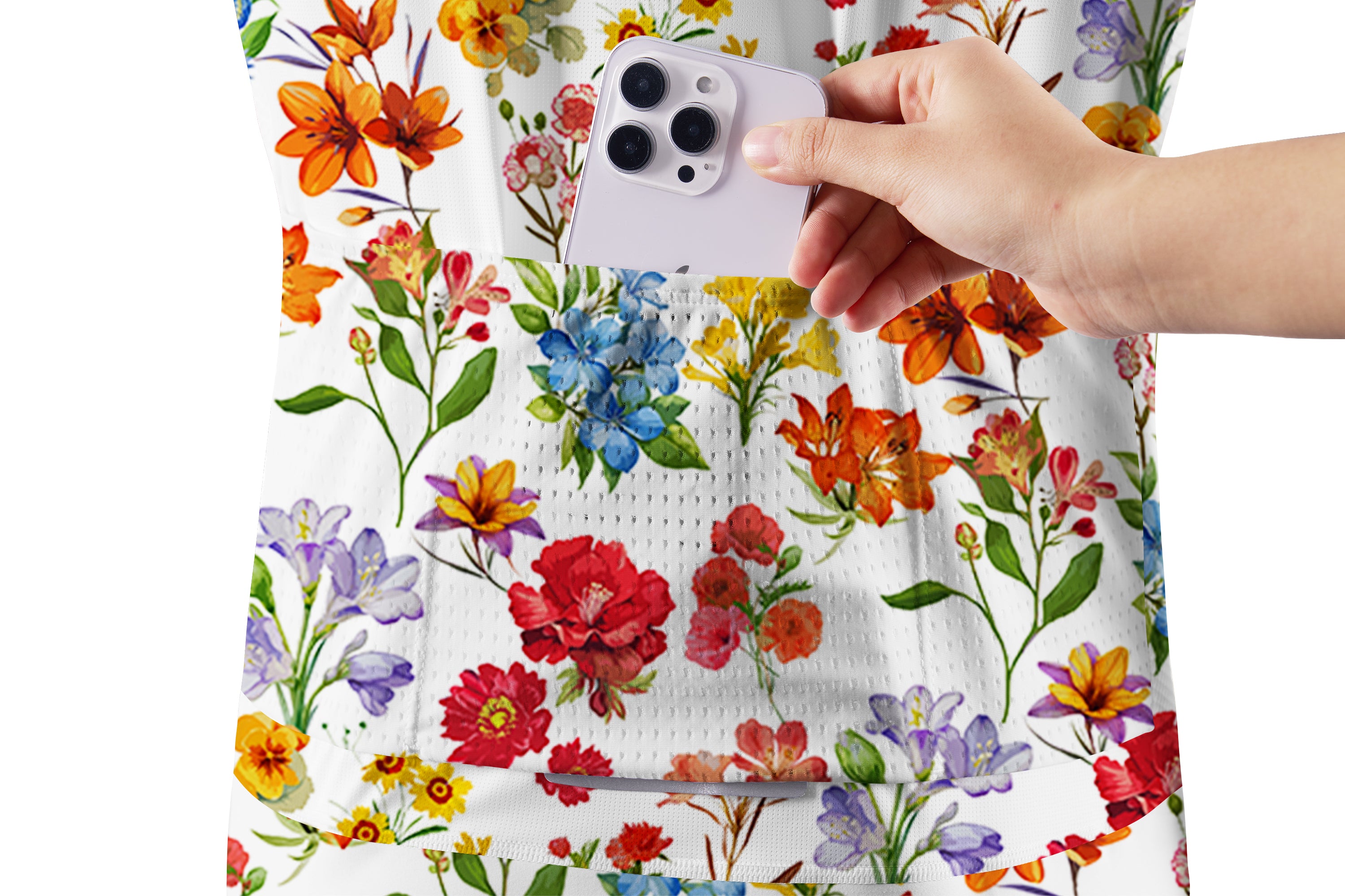 Orionride Sunshine Floral Short Sleeves Women's Jersey