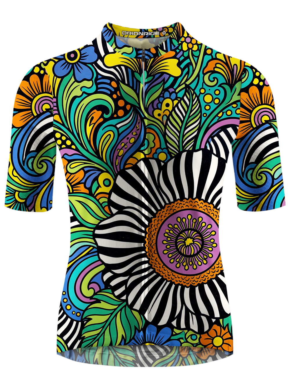 Orionride Graffiti Plants Short Sleeves Cycling Jersey